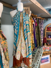 Load image into Gallery viewer, Upcycled Sari Maxi Wrap Skirt