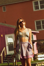 Load image into Gallery viewer, Upcycled Sari Mini Skirt